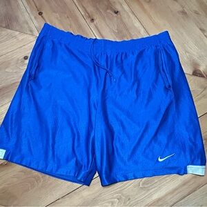 Nike Men's Vibrant Blue Athletic Shorts